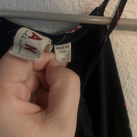 Dolan Navy Blue Jumpsuit with Colorful Stripes - Picture 3 of 7